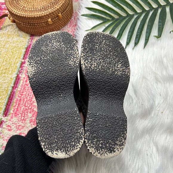 Vintage Y2K 2000s Xhilaration Neutral Brown Slip On Chunky Platform Clog 5.5 - Picture 10 of 11